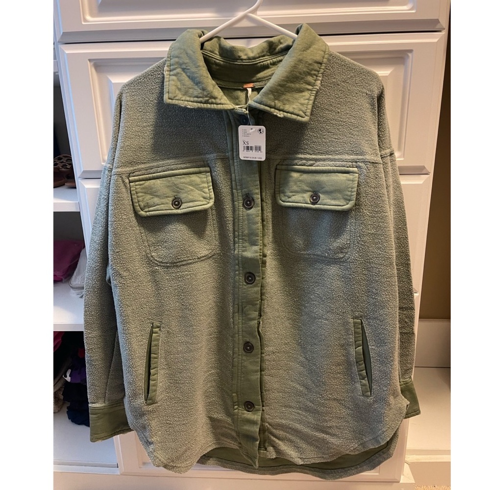 NWT XS Free People Ruby Jacket Jaded